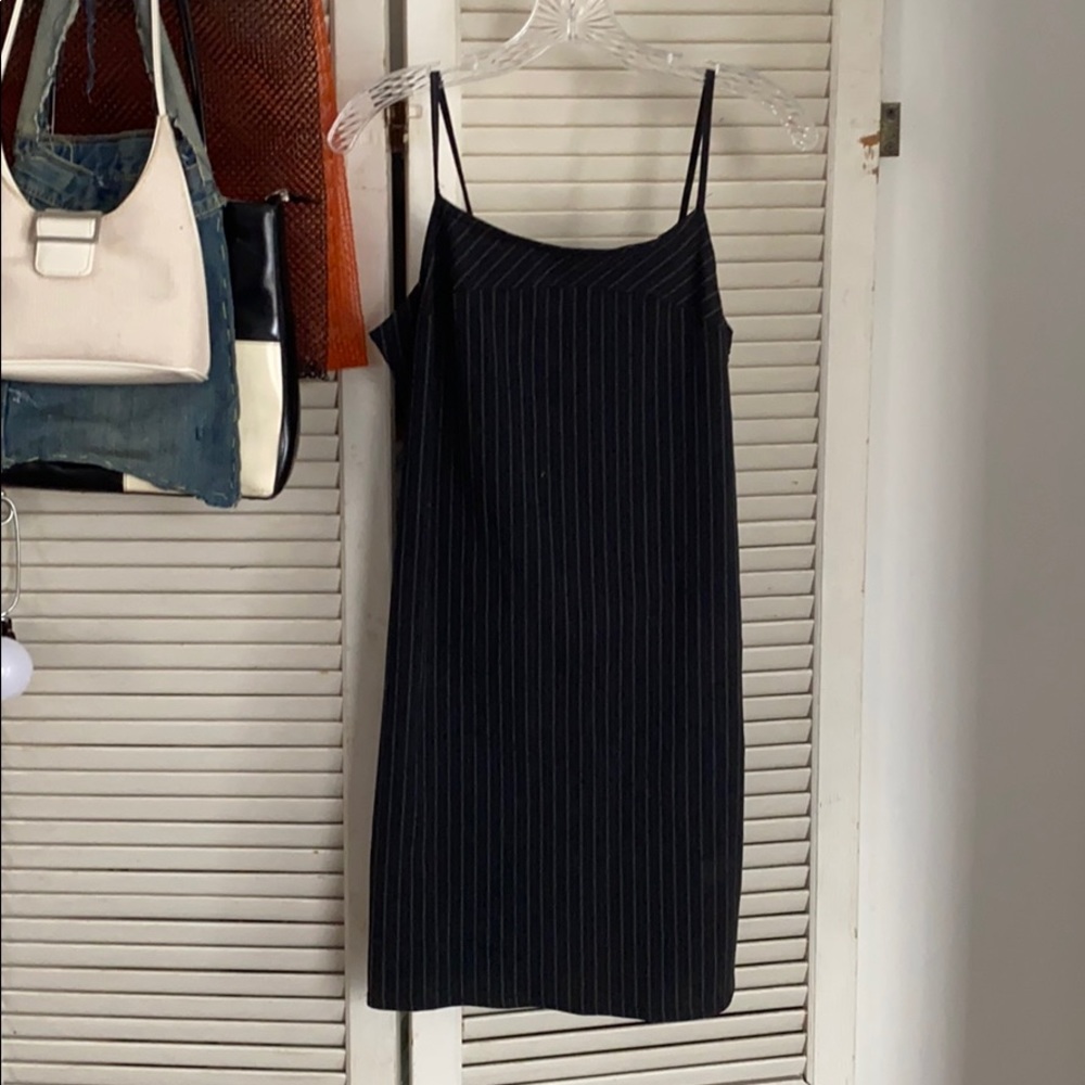 Pinstripe dress